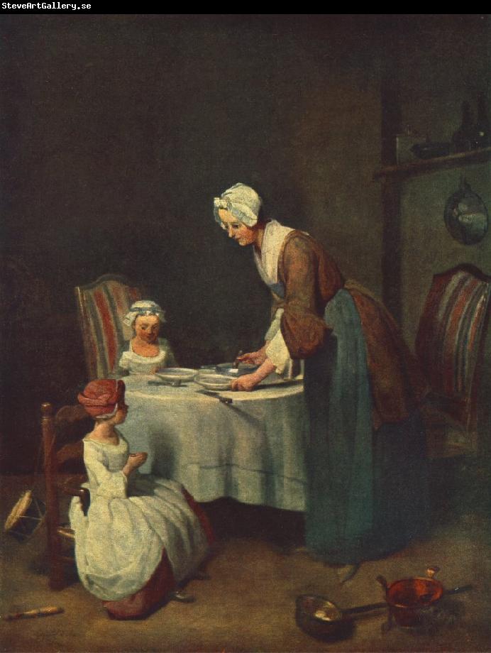 jean-Baptiste-Simeon Chardin The Prayer before Meal